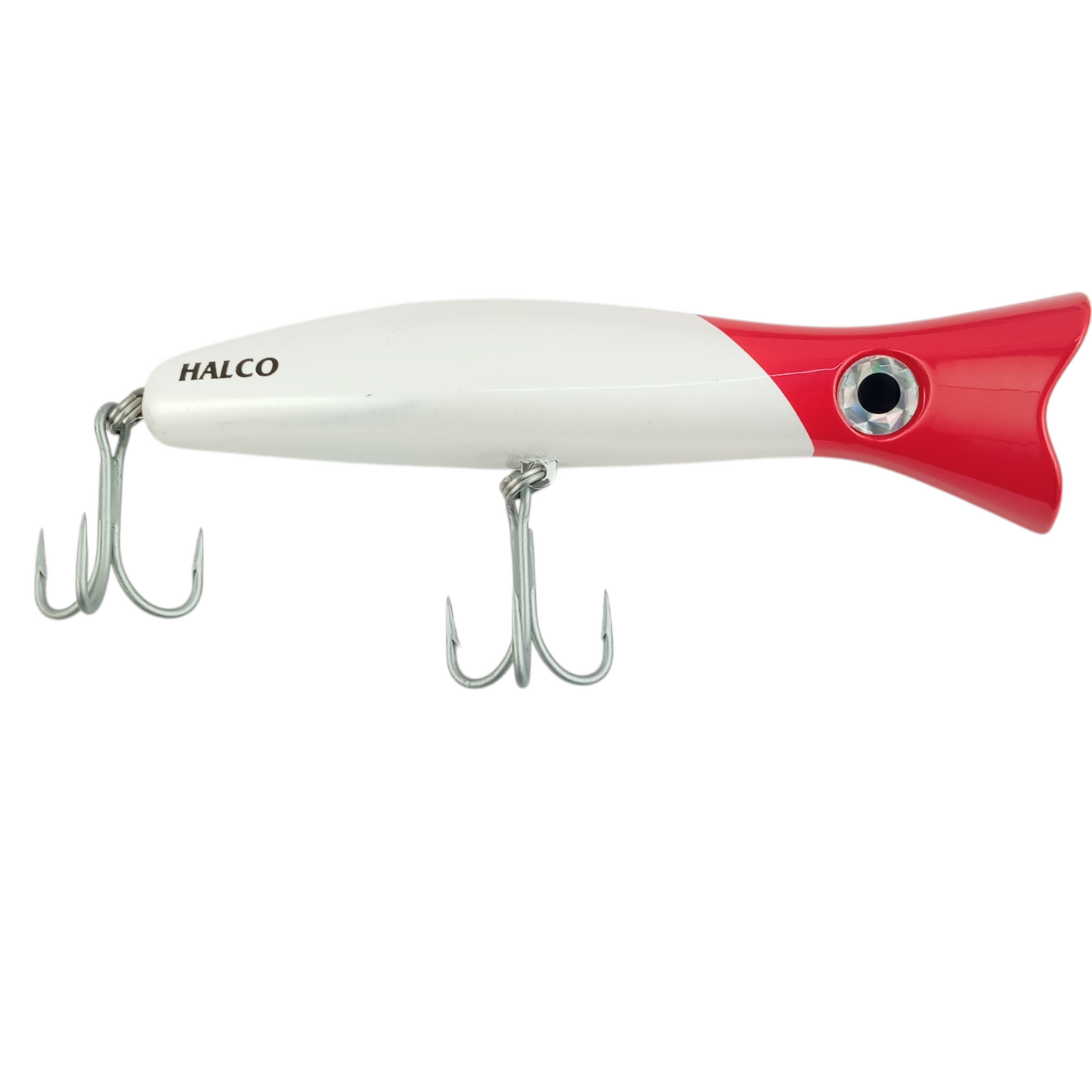 Halco Roosta Popper 160-78GM H53 White Redhead