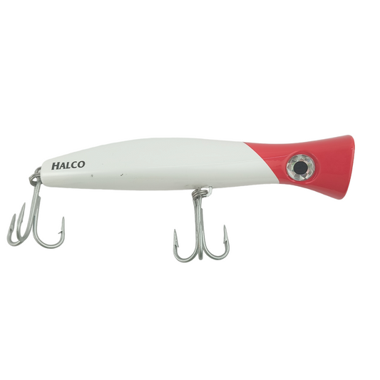 Halco_Roosta_Popper_195_Haymaker_H53_White_Redhead