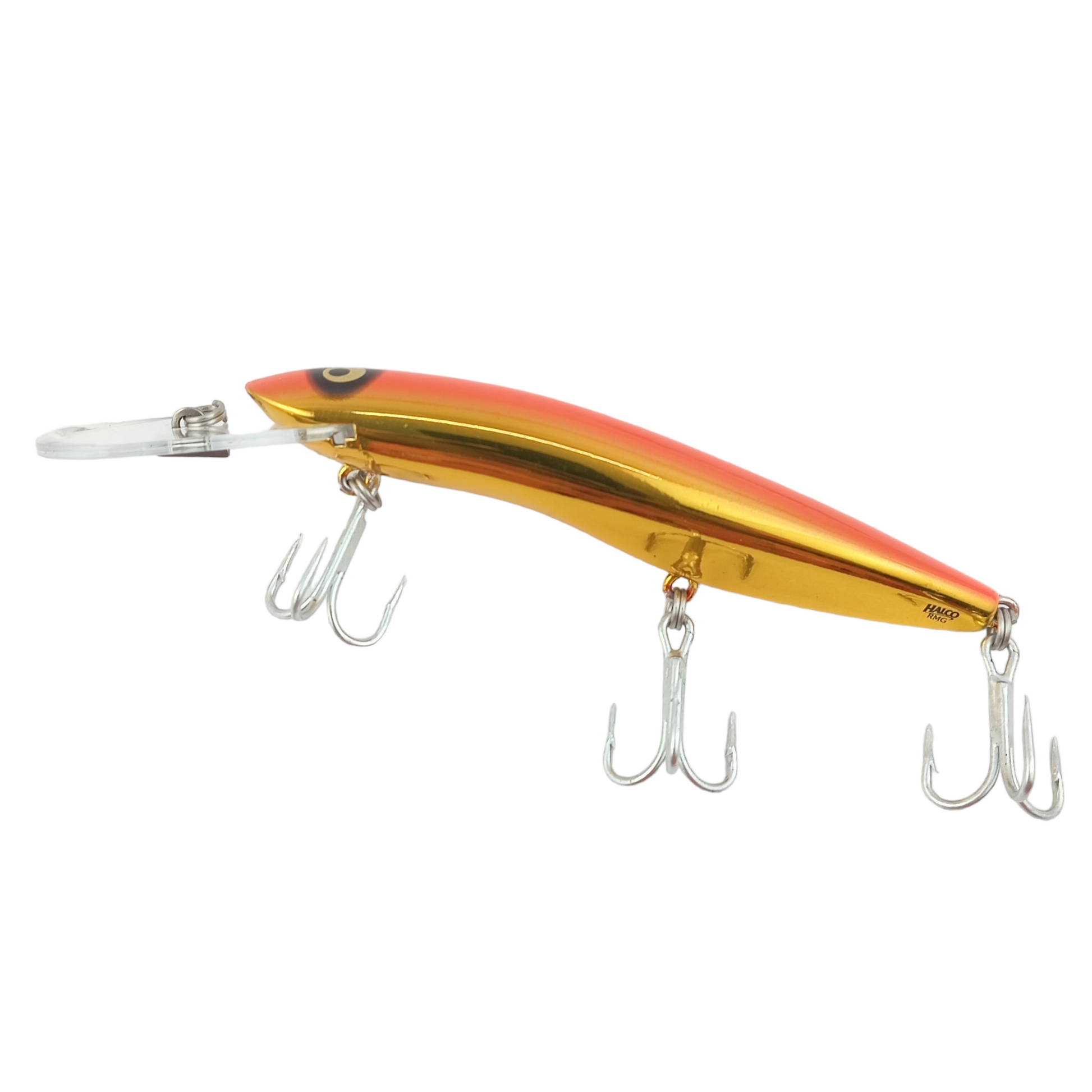 Halco_Sorcerer_125_DD_Hard_Fishing_Lure_5m_R11_Chrome_Gold_Orange_Back