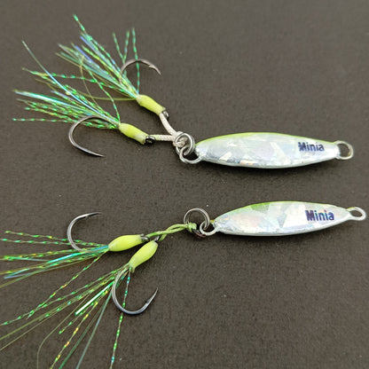 Hand Made Micro Jigs 5gms 7gms Radium Green Close  Image