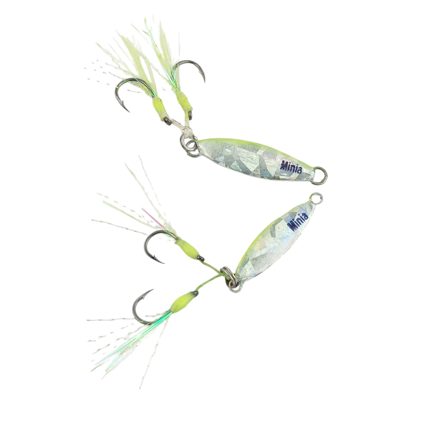 Hand Made Micro Jigs 5gms 7gms Radium Green  Image