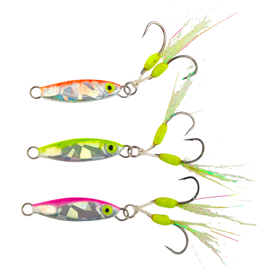 Hand Made Micro Jigs 5gms 7gms Radium Green Close  Image 