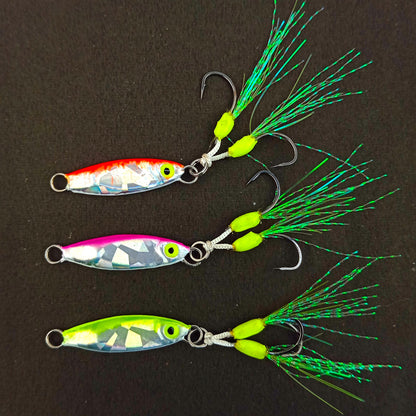 Hand Made Micro Jigs 5gms 7gms Radium Green Close  Image 