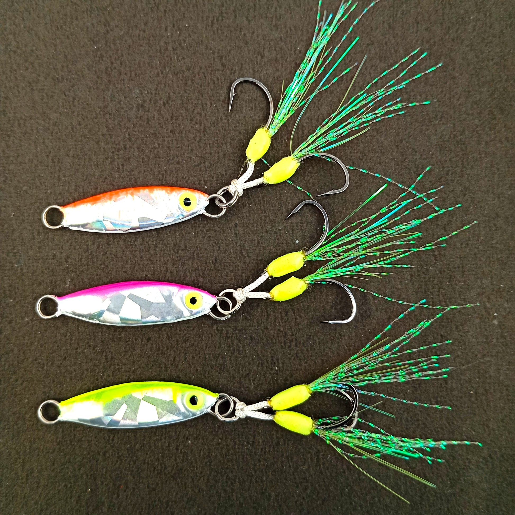 Hand Made Micro Jigs 5gms 7gms Radium Green Close  Image 