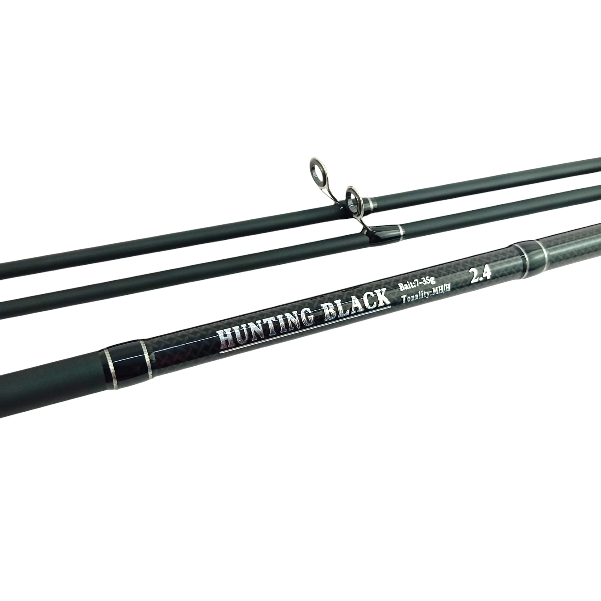Hunting Black 7ft-8ft Spinning Fishing Rod