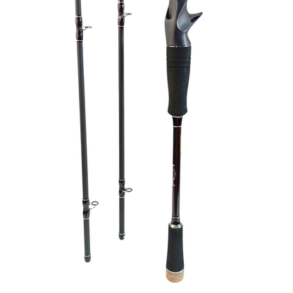 Premium Baitcaster Rod & Reel Combo With Daiwa PR100 Reel and Hunting Black Rod