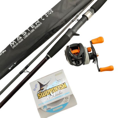 Premium Snakehead  Baitcasting Fishing Rod & Reel Combo