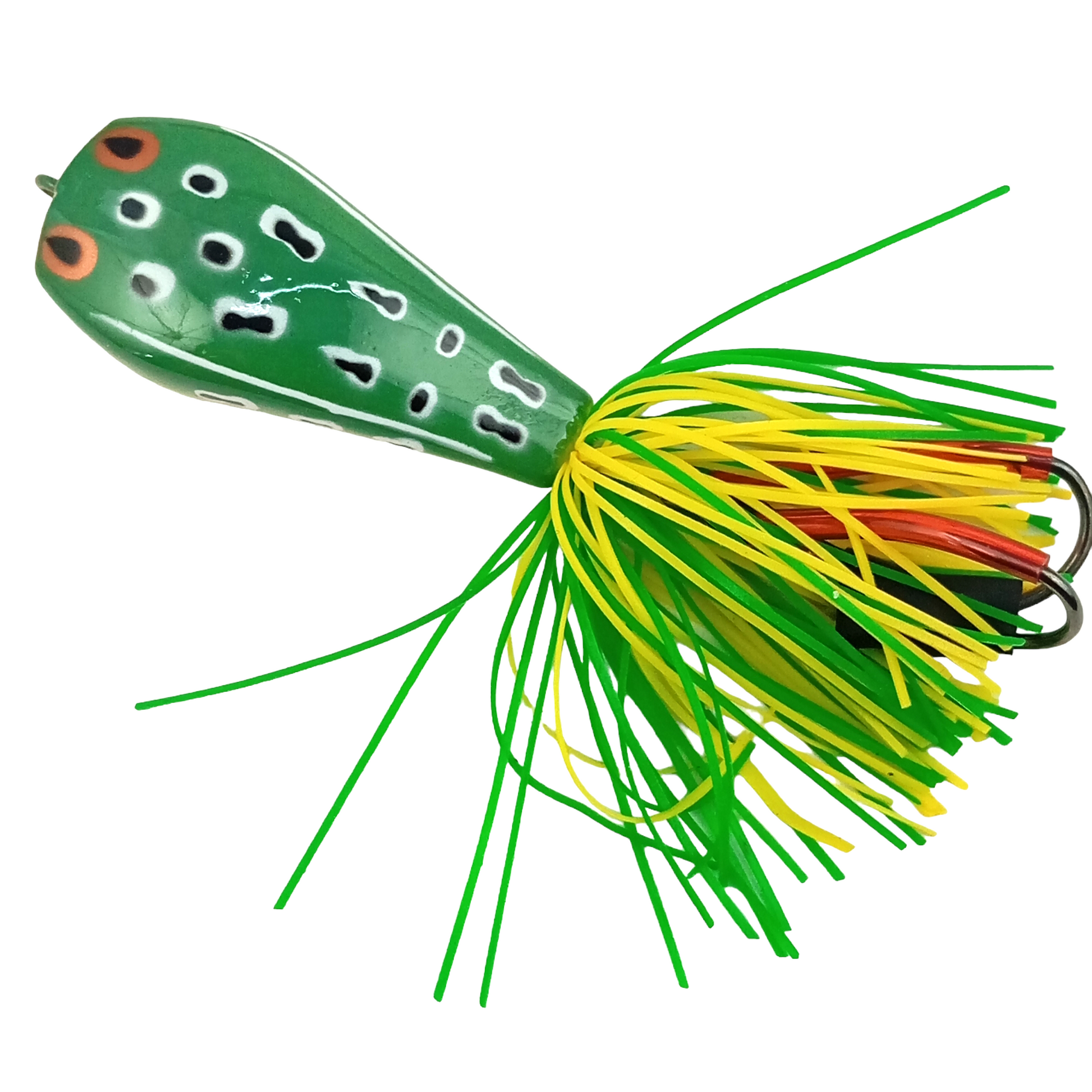 Jump Frog Lure With Skirts|11gms/5.5cm dark green image