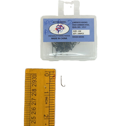 Limerick Fishing Hook Size -10