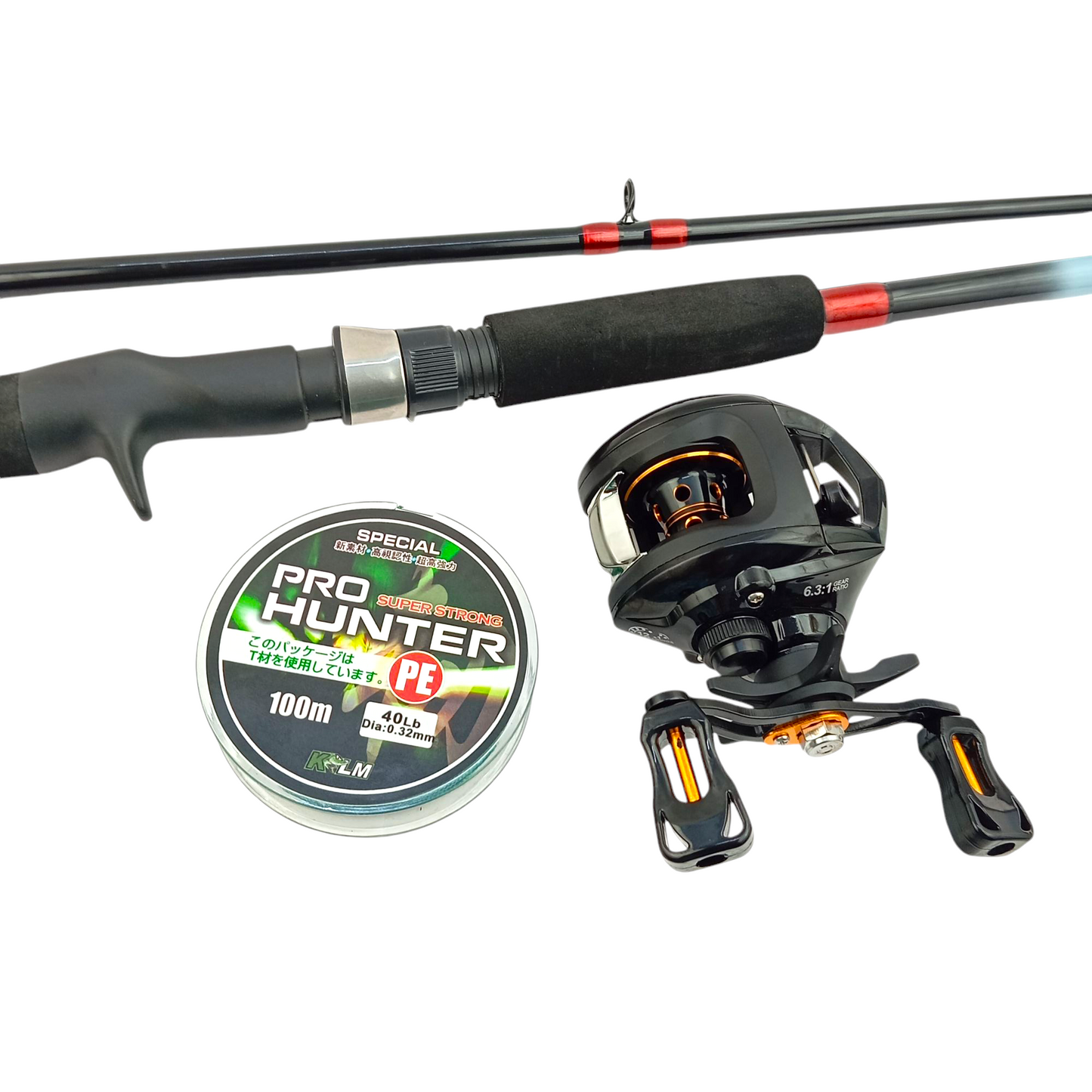 Lite Weight Baitcasting Fresh Water Fishing Combo