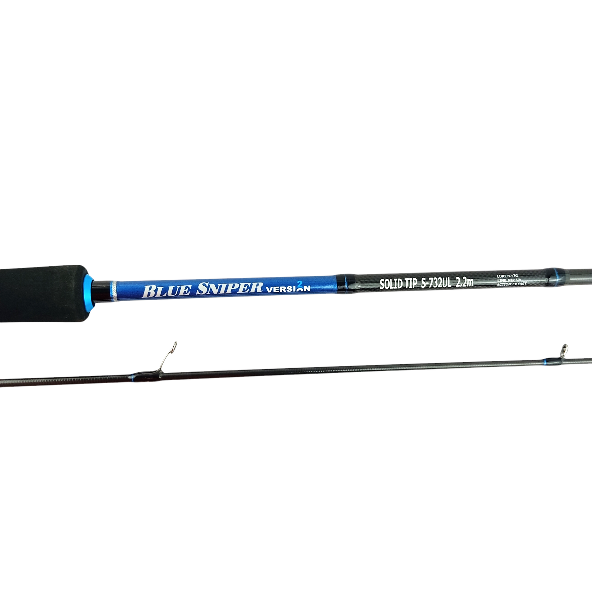 Littma Blue Sniper Version 2 -2.2m7ft Ultra Light Fishing Rod Blank Image