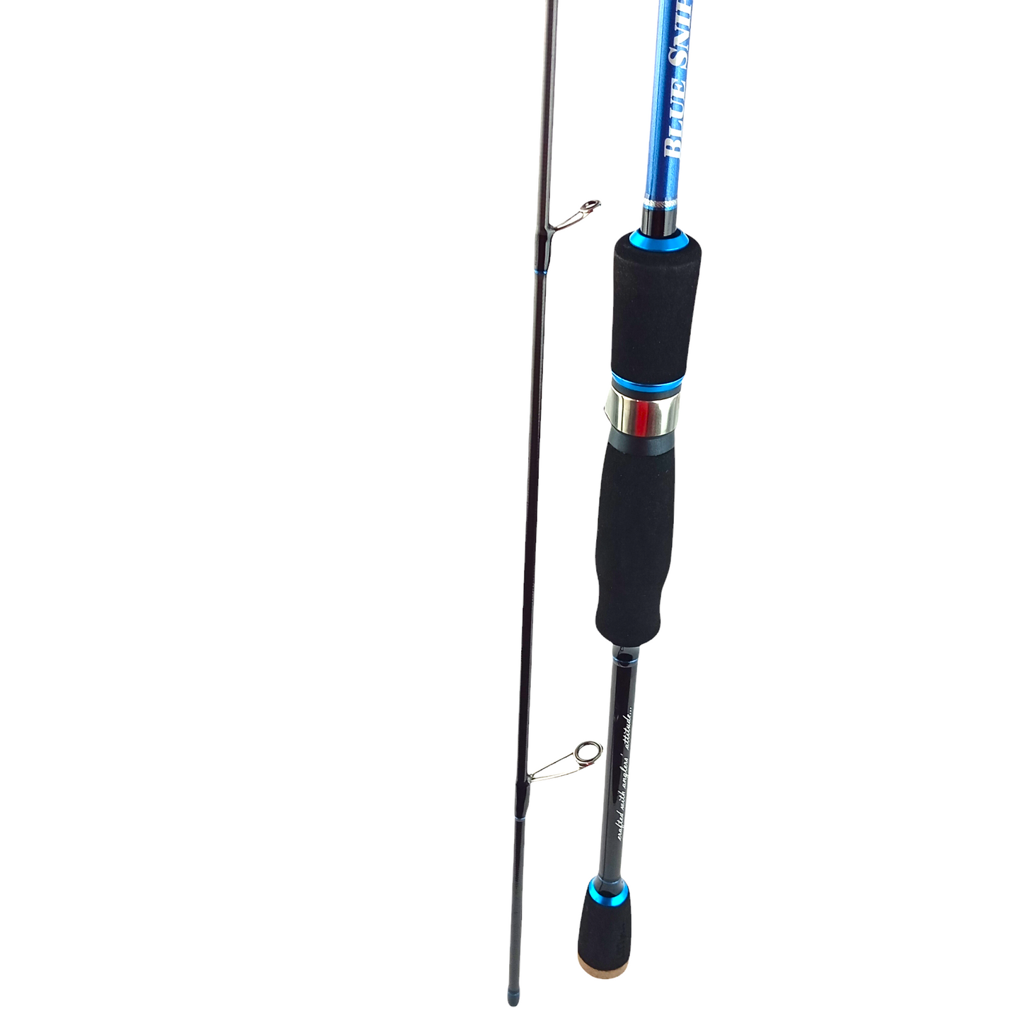 Littma Blue Sniper Version 2 -2.2m7ft Ultra Light Fishing Rod Reel Holder Close Up Image