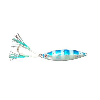Littma_Jig_Katana_Slow_40gms_Jig_Fishing_Lure_Glow_Tiger_Close_UpImage