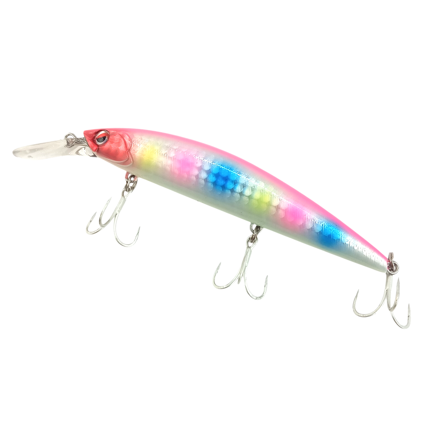 Littma Sagoshi 110FS 110MM 37GM Fishing Lure-Pink Rainbow