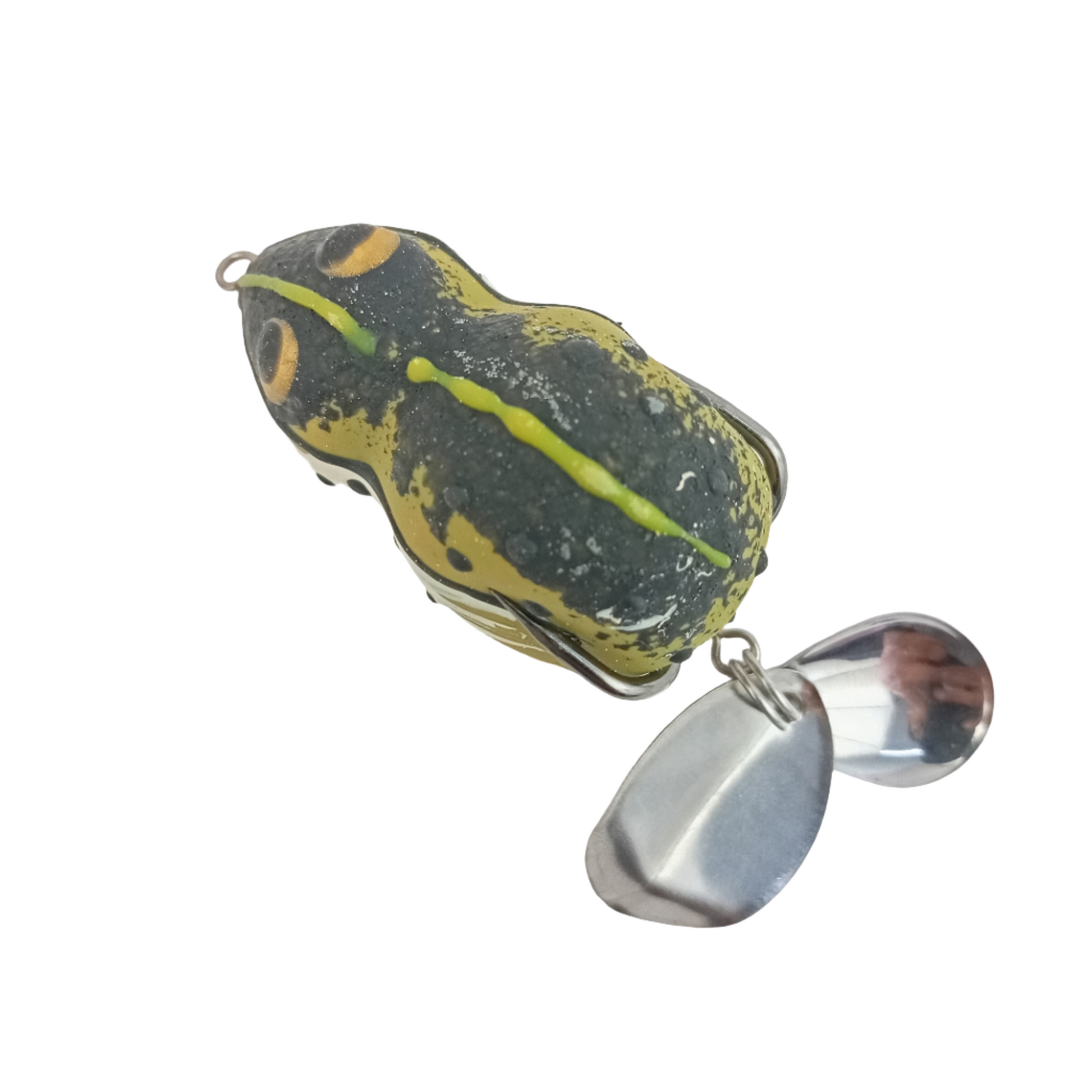  Analyzing image     Lures_Factory_Bhupathy_Rubber_Frog_Lure_Size_4cm_7g_Black