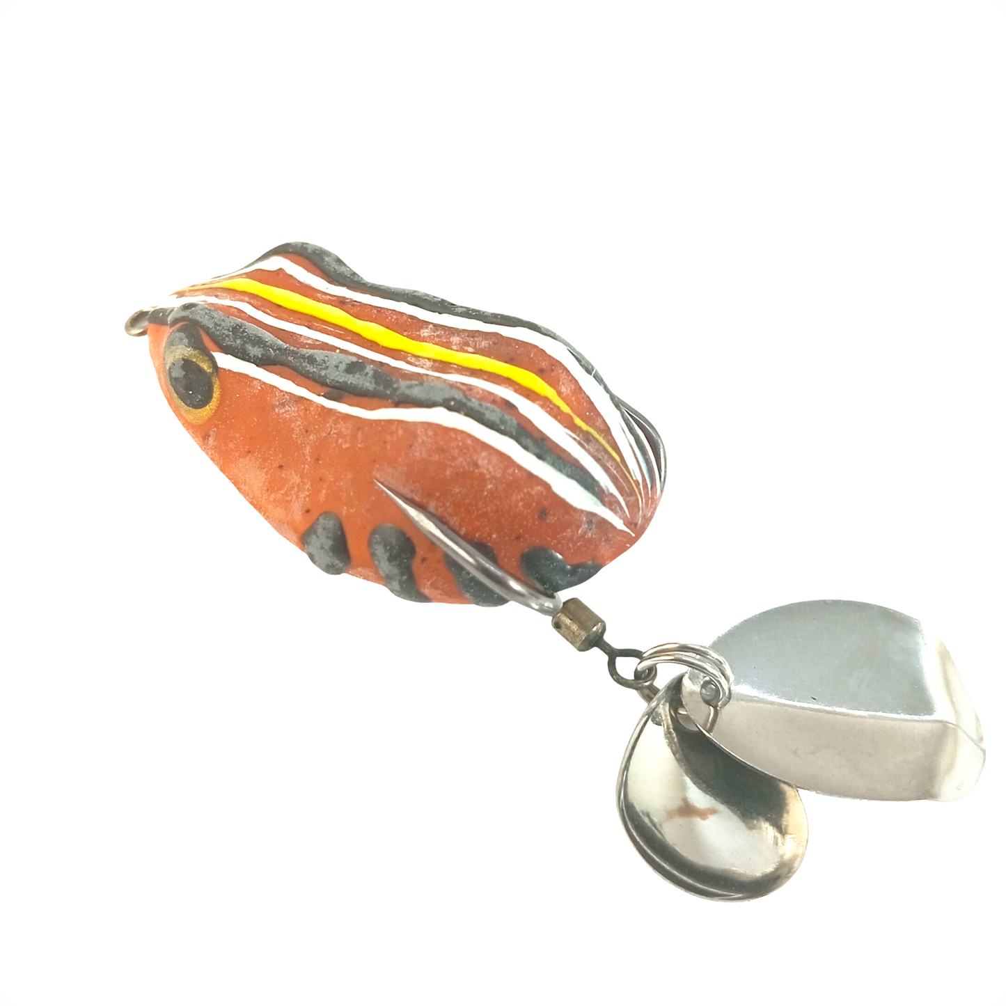 Lures Factory Common Rubber Frog Lure 4cm 7gm Brown Close Up Image