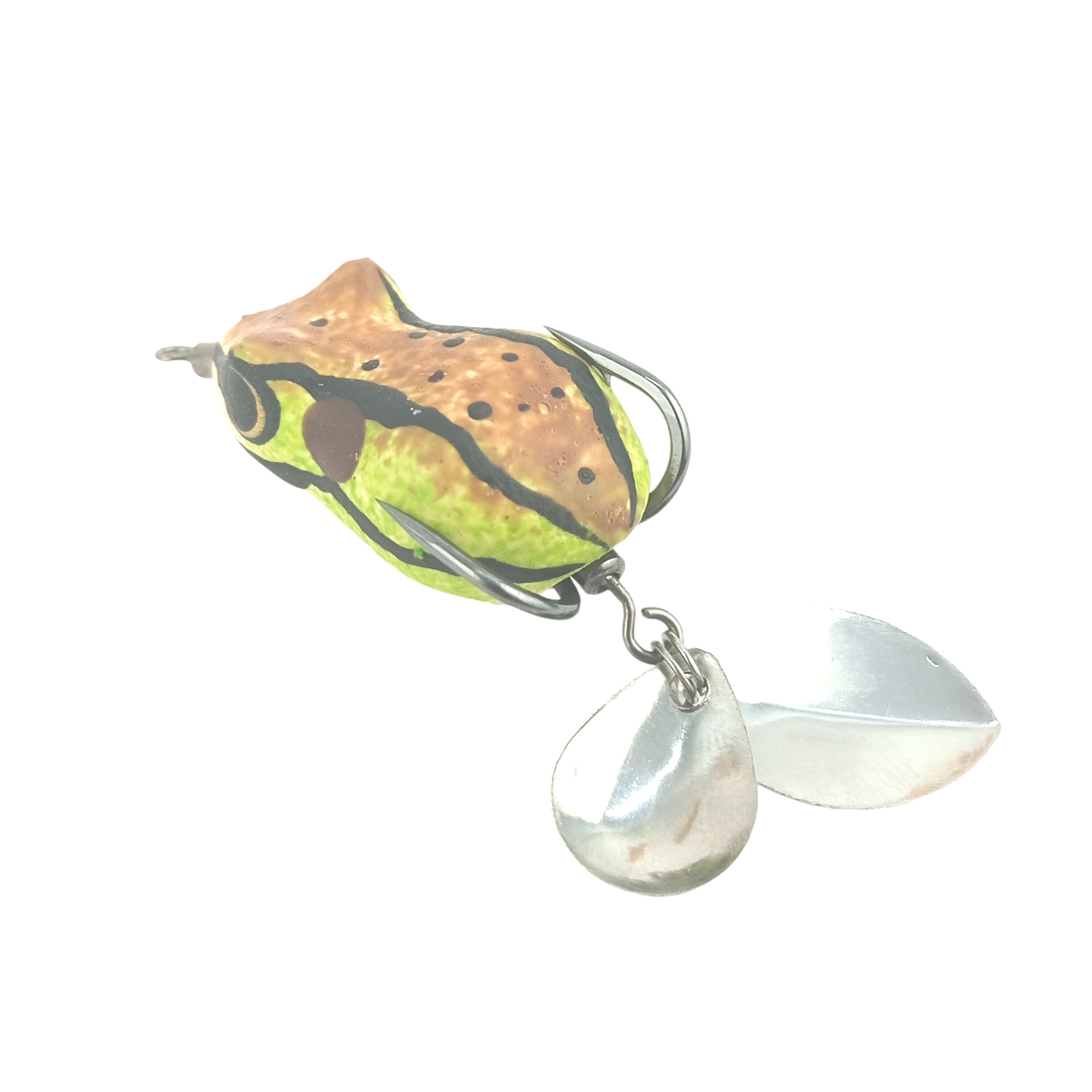 Lures Factory Hand Made Field Rice Frog 6.5Gms 3.5cm Dark Brown