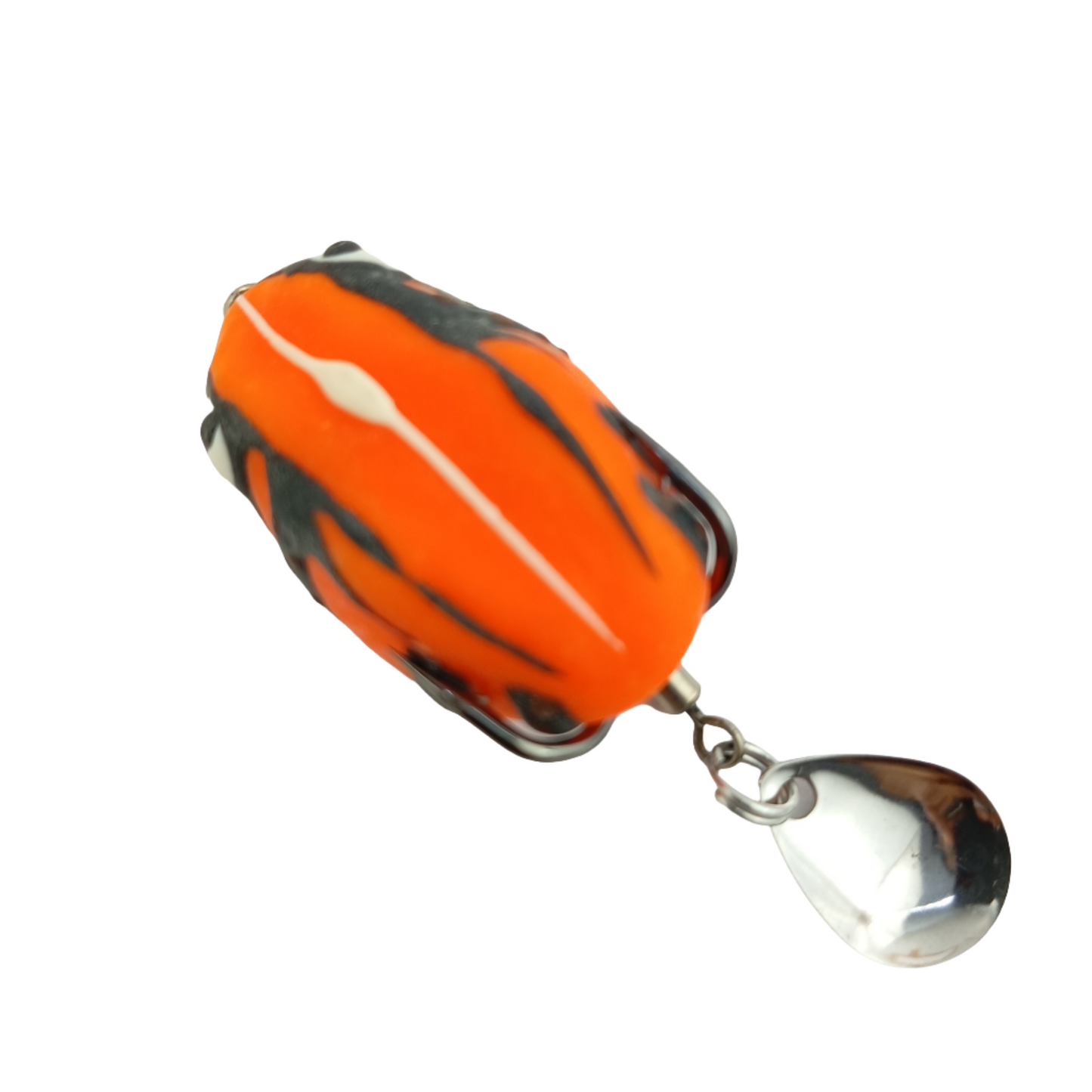 Lures_Factory_Hand_Made_Frog_Lure_Junko_Rubber_Frog_7gm_4cm-_Orange
