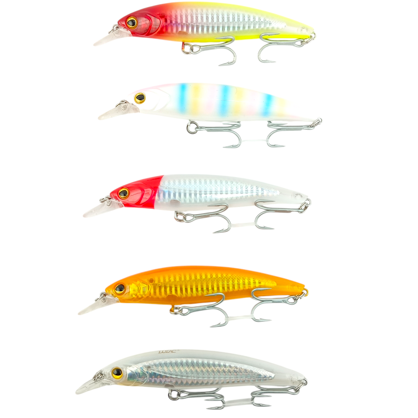 Lutac Minnow Floating Fishing Lure 110mm-25gms All Colors Close Up Image