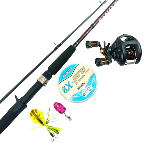 Master Lite Weight Baitcasting Fresh Water Fishing Combo