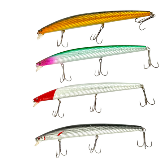 Minnow  Fishing Lure - 175mm 26gm All Colors Close Up Image