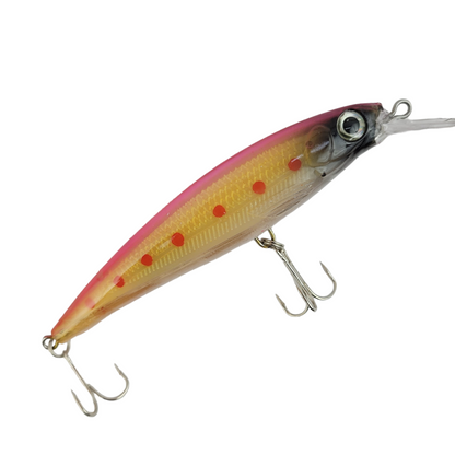 Minnow Rap Shallow Diving Fishing Lure 10cm 13g Pinky yellow image