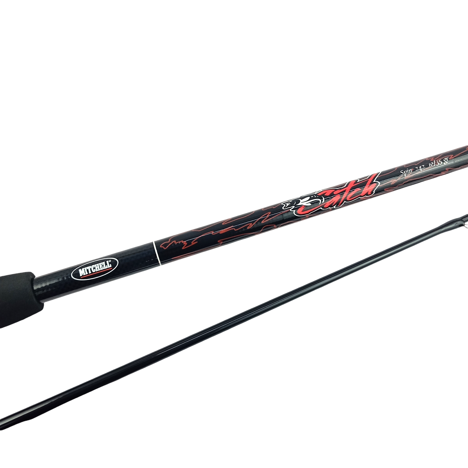 Mitchell Catch 8 FT Spinning Fishing Rod  2.40m10-35gr Blank Close Up Image