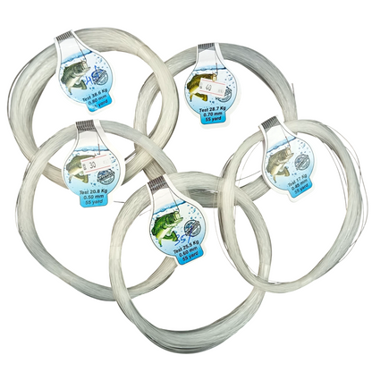 Monofilament Fox Club Fishing Line-White 50M Connected Spools