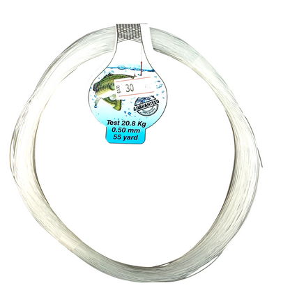 Monofilament Fox Club Fishing Line-White 50M Connected Spools