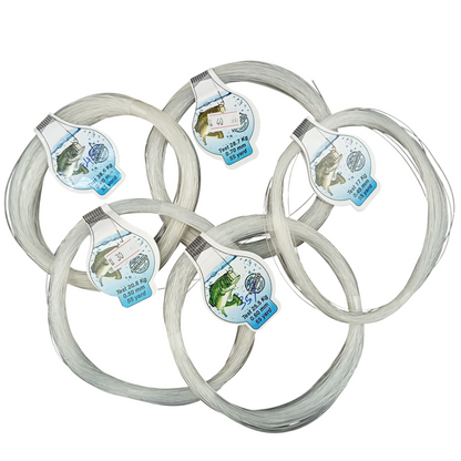 Monofilament Fox Club Fishing Line-White 50M Connected Spools