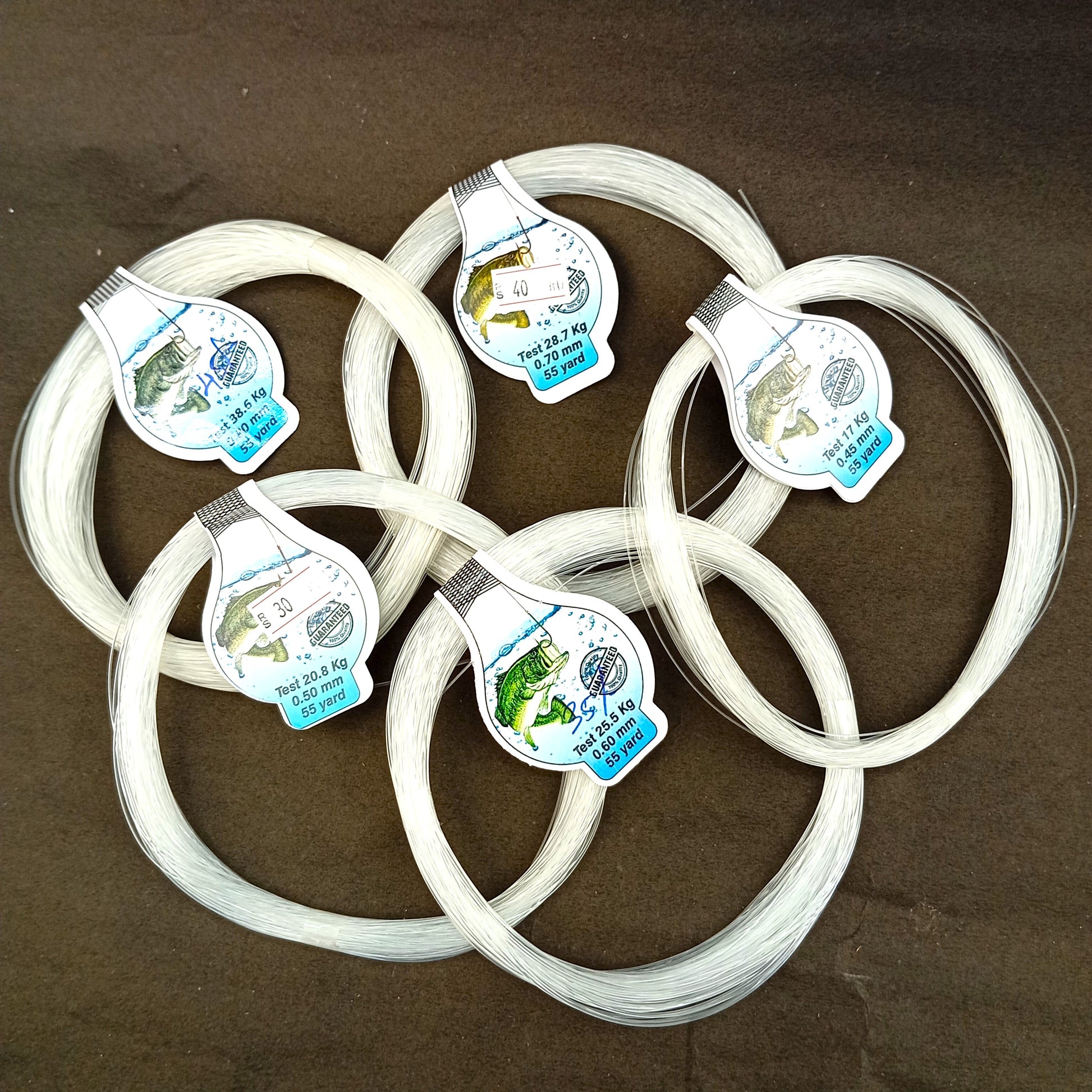 Monofilament Fox Club Fishing Line-White 50M Connected Spools