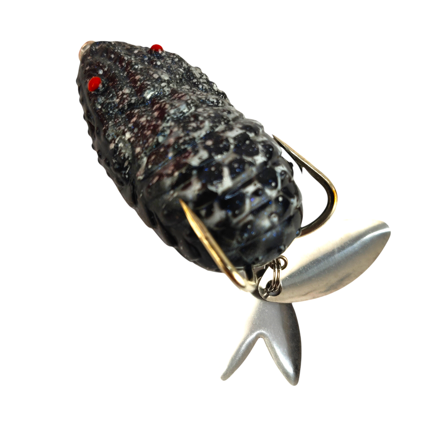 Morizo Double Spinner Frog Lures 4.5cm|7.5gms