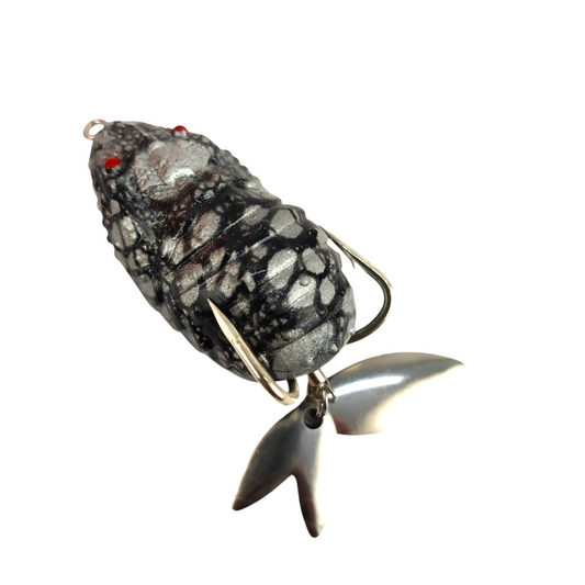 Morizo Double Spinner Frog Lures 4.5cm|7.5gms