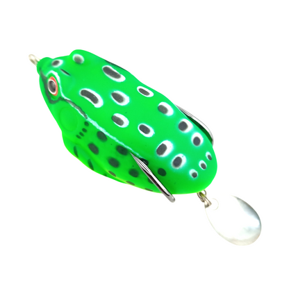 Morizo Mini Froggy Spinner Frog Lure 13gms 5.5cm Green Close Up Image