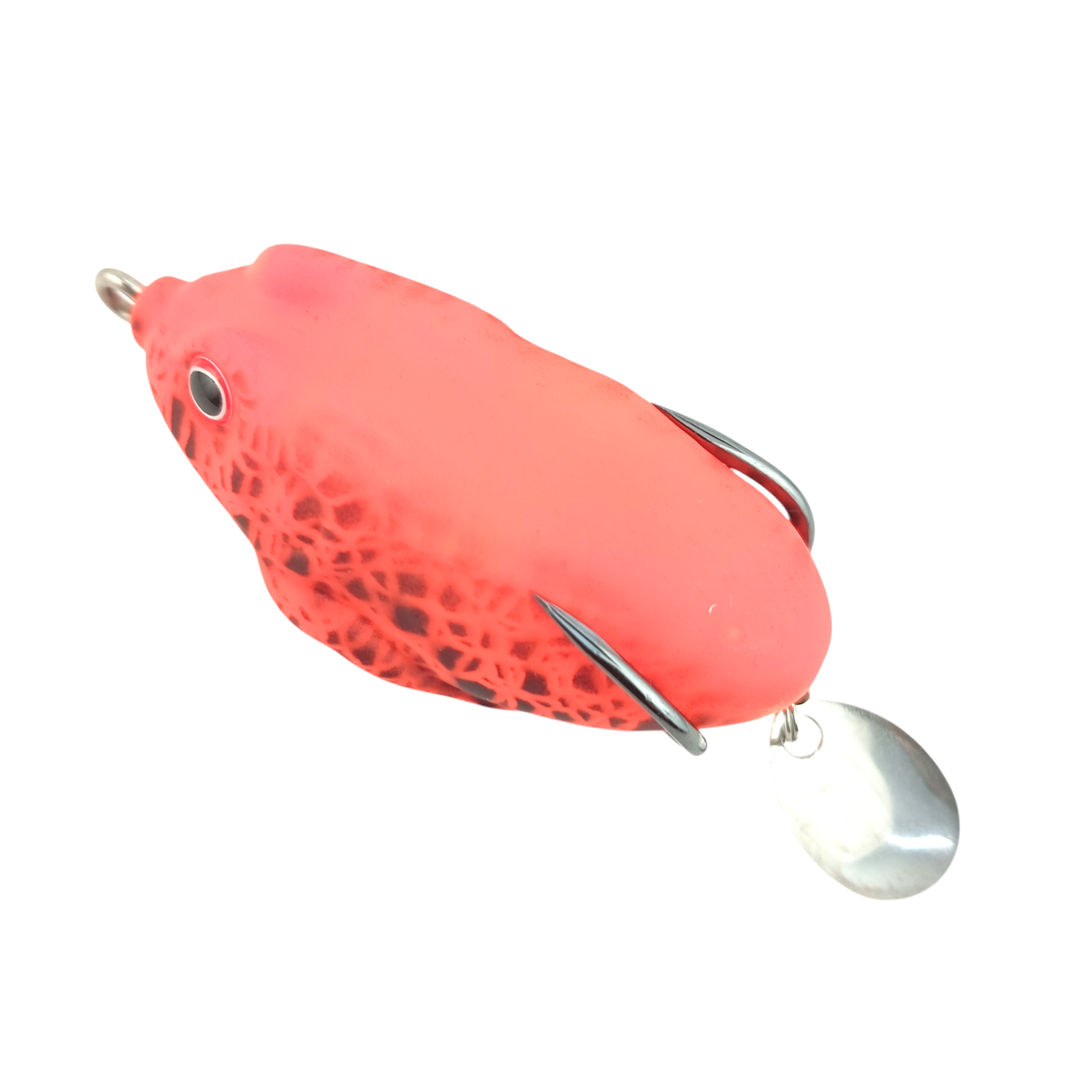 Morizo Mini Froggy Spinner Frog Lure 13gms 5.5cm Red Close Up Image