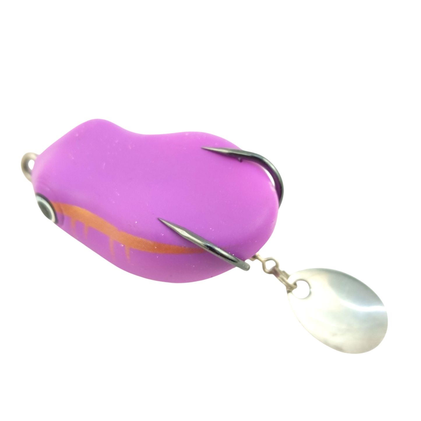 Morizo Mini  Spinner Frog Lure 8.5gms 4.5cm  Purple  Close Up Imag