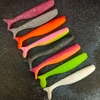 Murrvy 4inch Soft Lures White Close Up Image