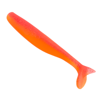 Murrvy 4inch Soft Lures OrangeClose Up Image
