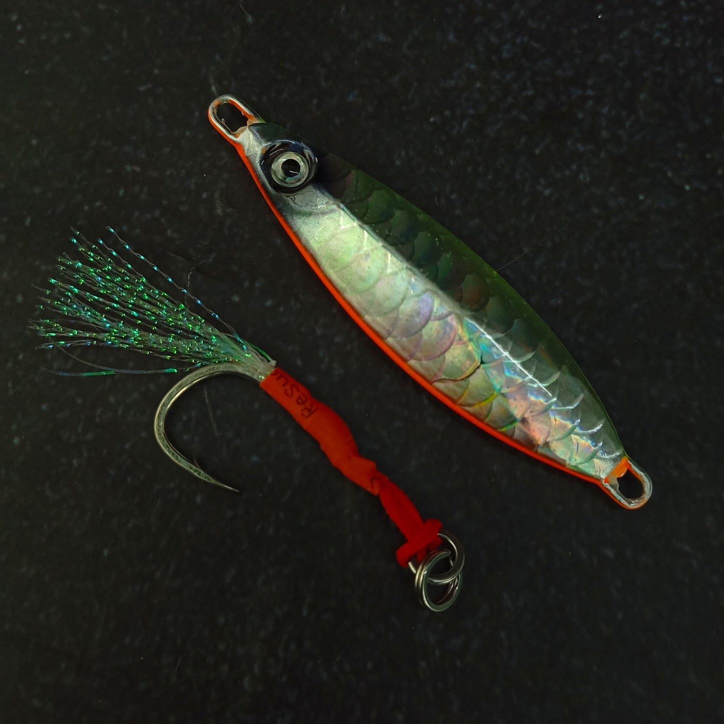 Murrvy Metal Jig 60gms With Assist Hook Combo