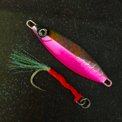 Murrvy Metal Jig 60gms With Assist Hook Combo