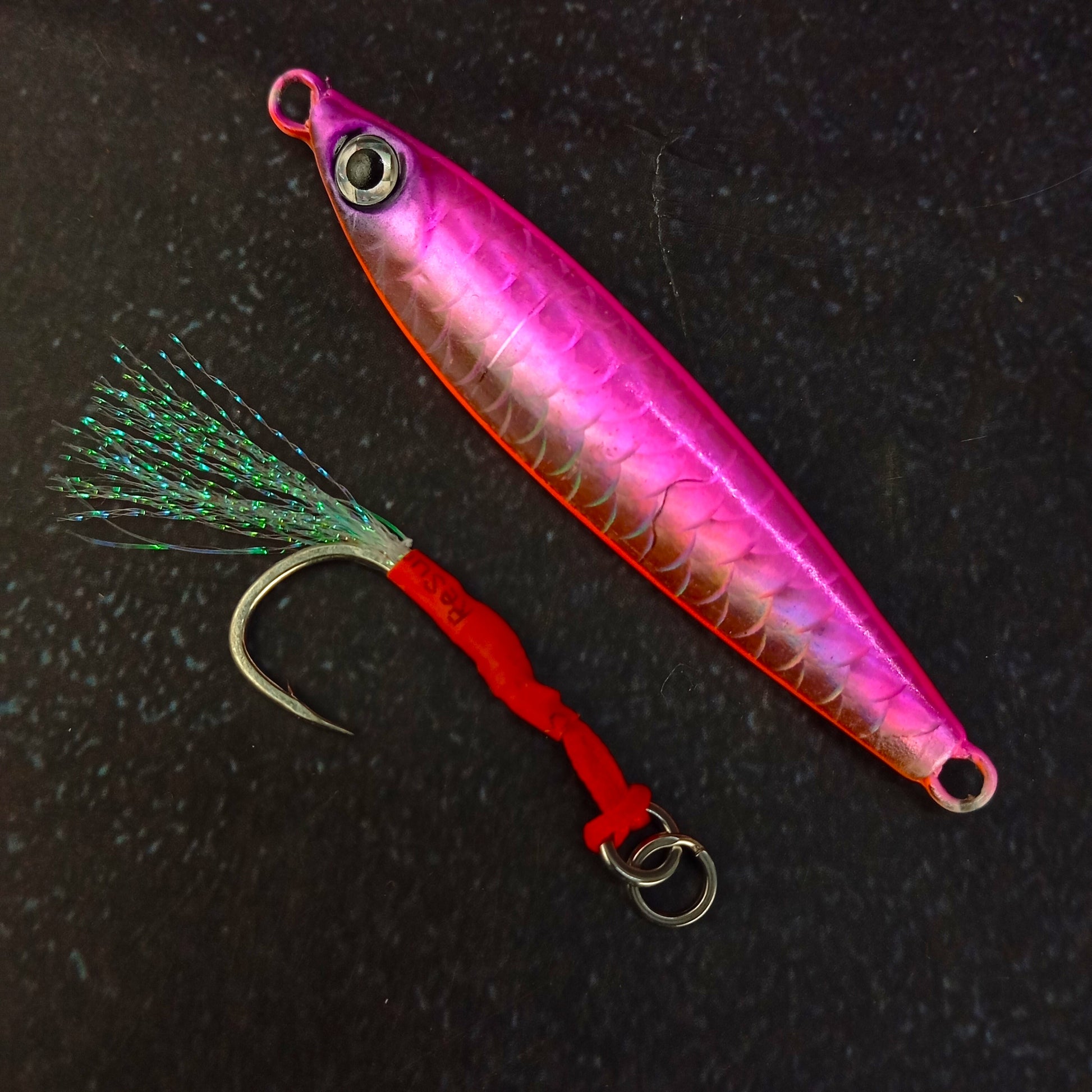 Murrvy Metal Jig 60gms With Assist Hook Combo