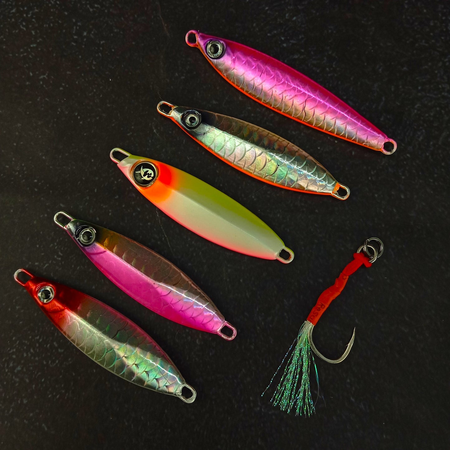 Murrvy Metal Jig 60gms With Assist Hook Combo