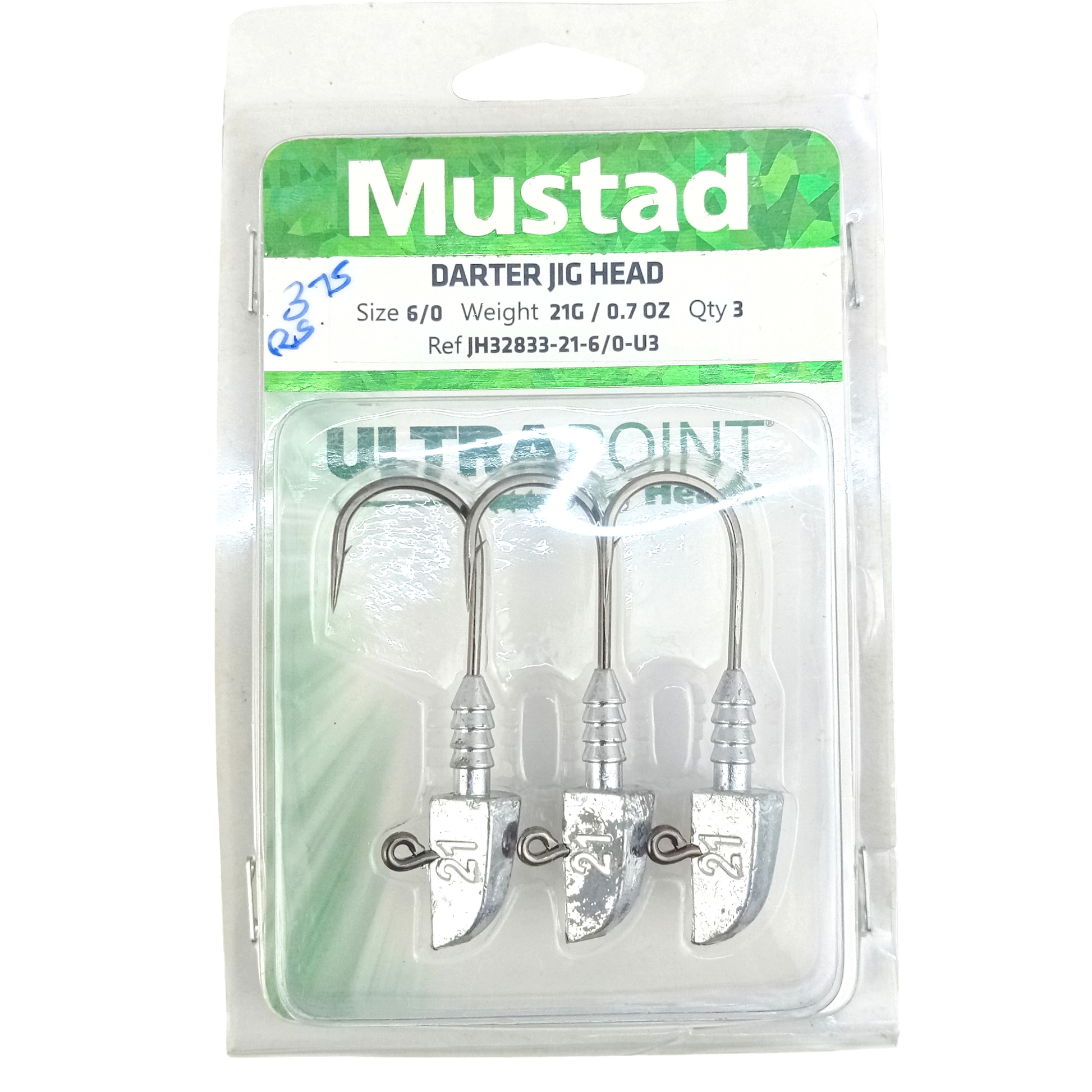 Mustad Darter Jig Head Size-6.0 Weight 21gms Full View