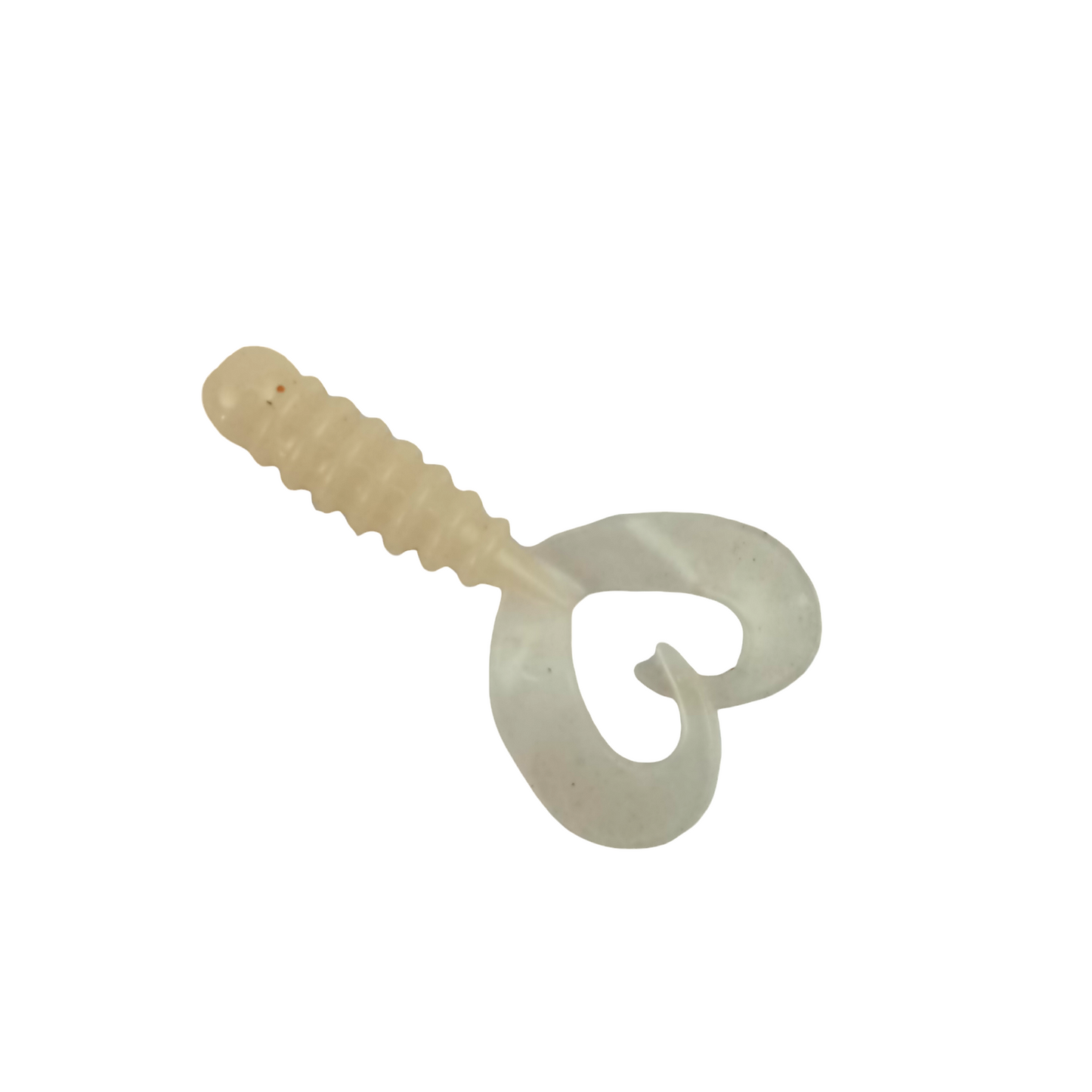 Owner Cultiva Rock'N Bait Worm Ring Twin Tail  1.5inch -Luminous Close Up Image