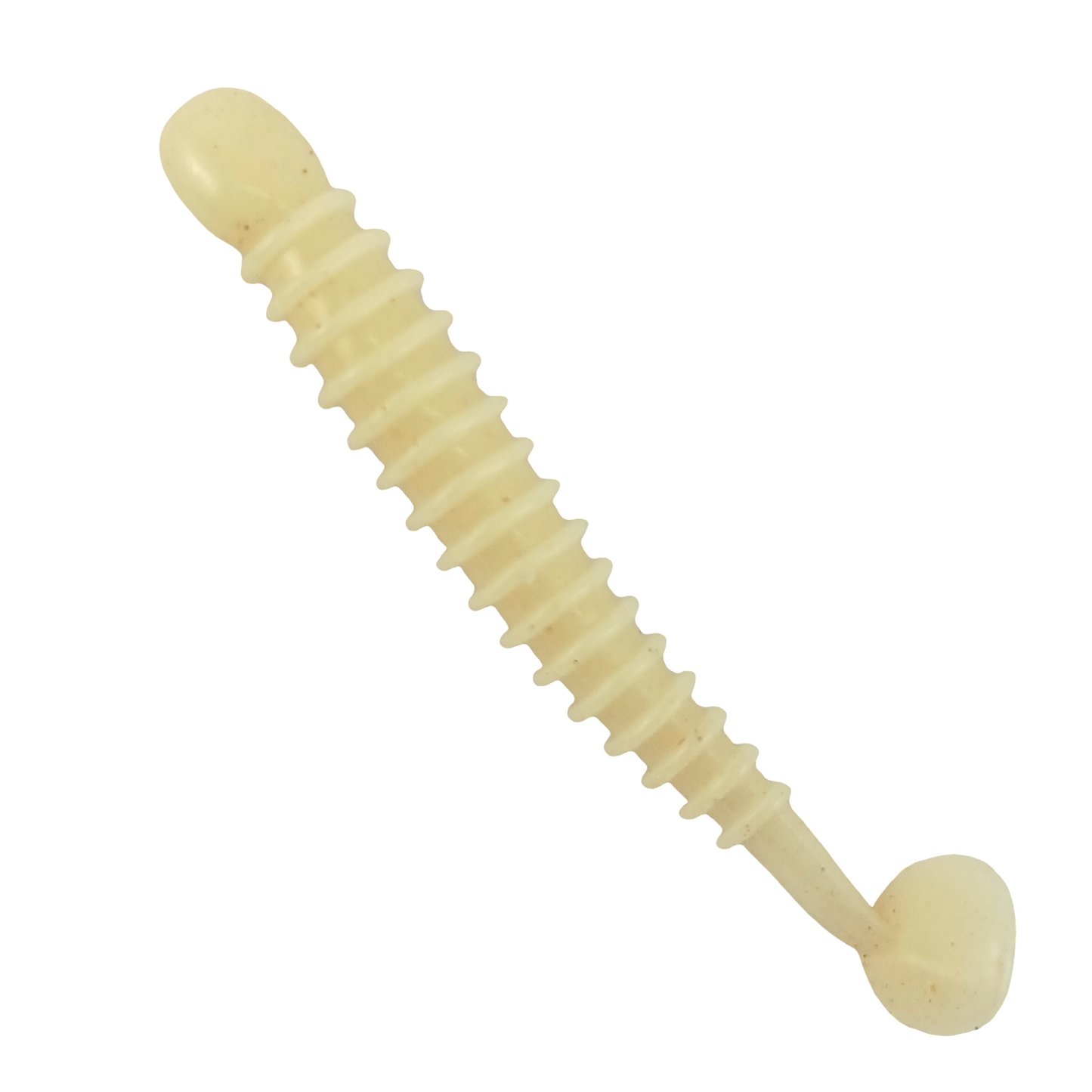 Owner Cultiva Tasty Worm Rock ‘N Bait RB-5Ring Kick Tail  3inch Luminous Close Up Image