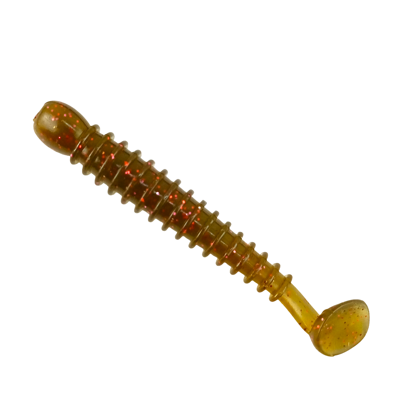 Owner Cultiva Tasty Worm Rock ‘N Bait RB-5Ring Kick Tail  3inch  Watermelon Close Up Image