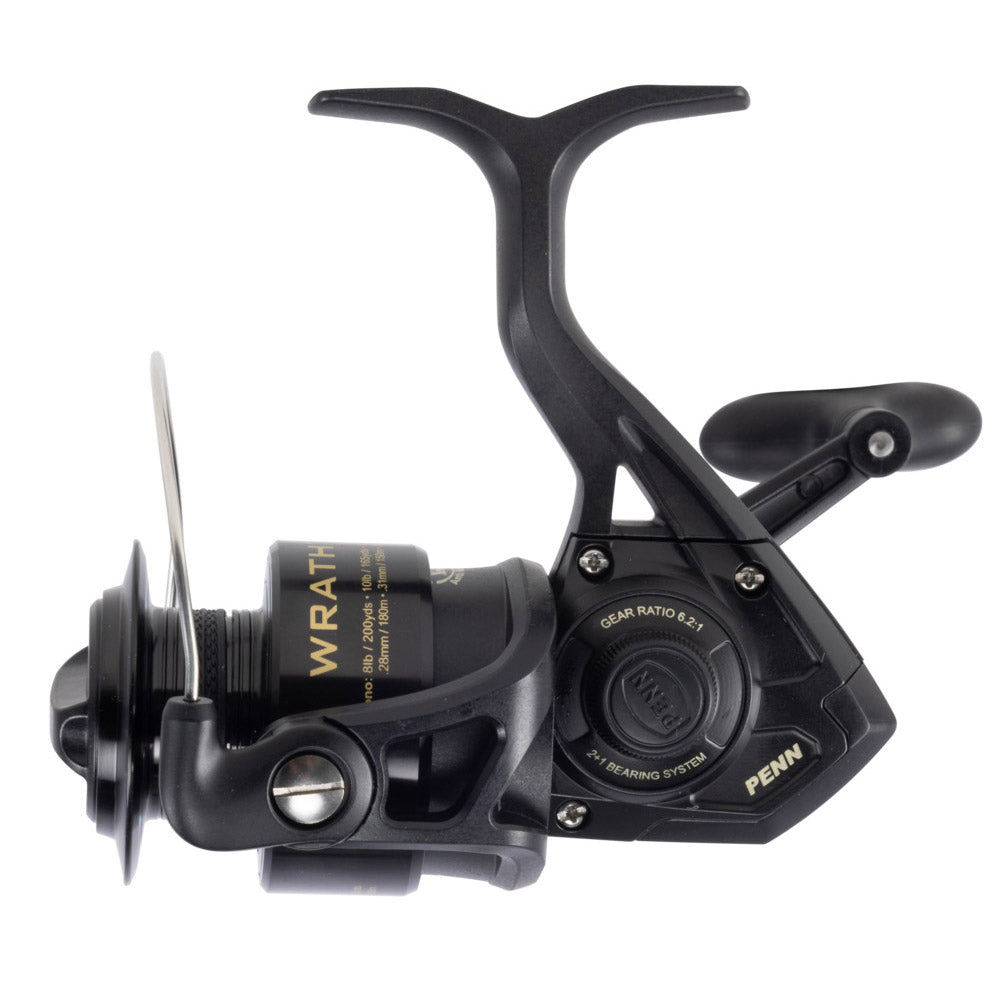 PENN-WRATH-II-3000-Spinning-Fishing-Reel-Image-side-angle