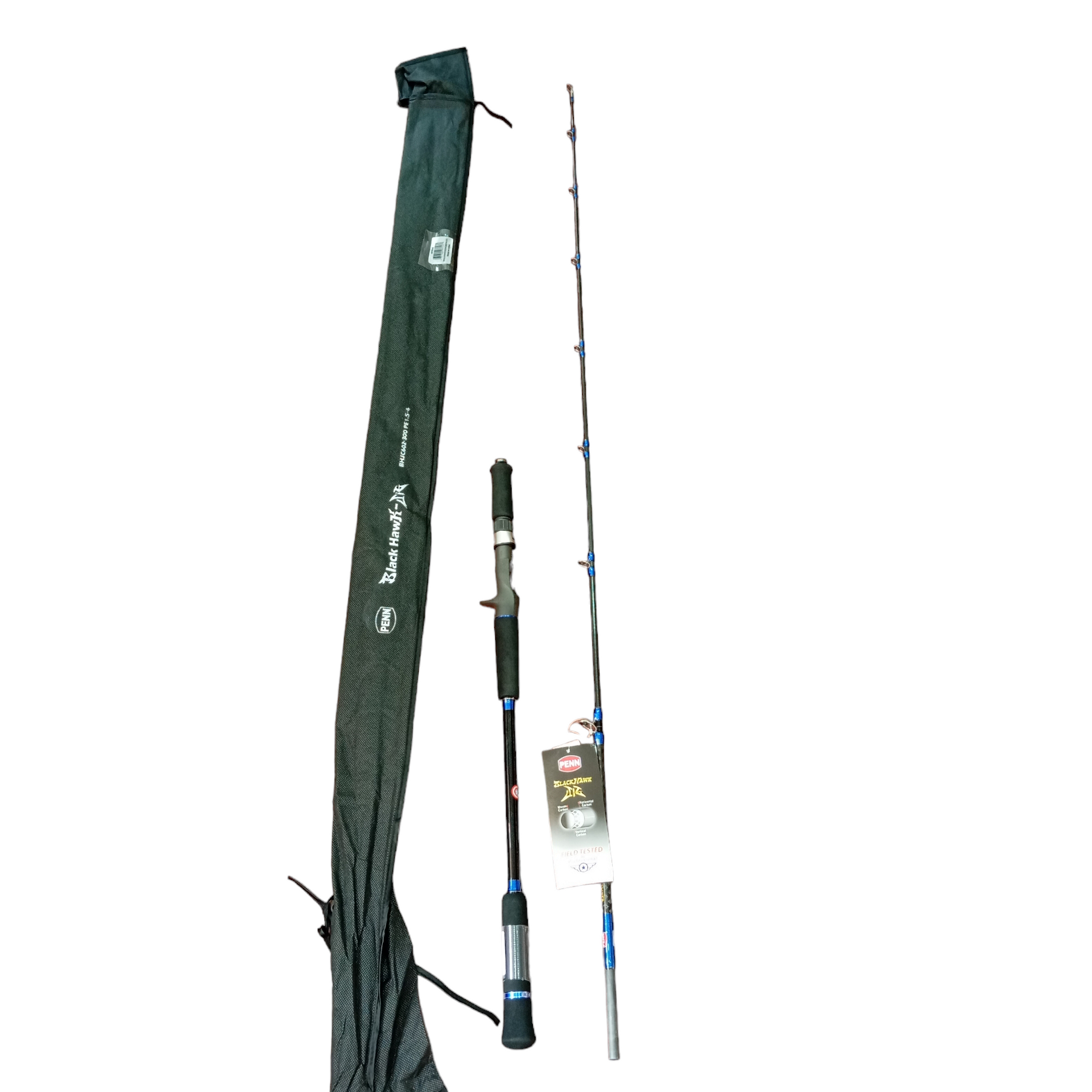 Penn Black Hawk Jigging Casting 6Ft Fishing Rod PE 1.5-4 Jig 300g