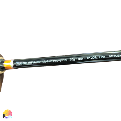 Mitchell Fluid 8Ft Spinning Fishing Rod | 90-120gms Casting Weight