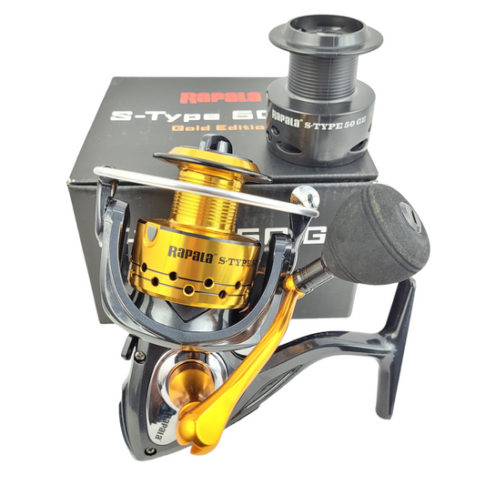 Rapala S-Type 50 GE | Gold Edition Spinning Reel